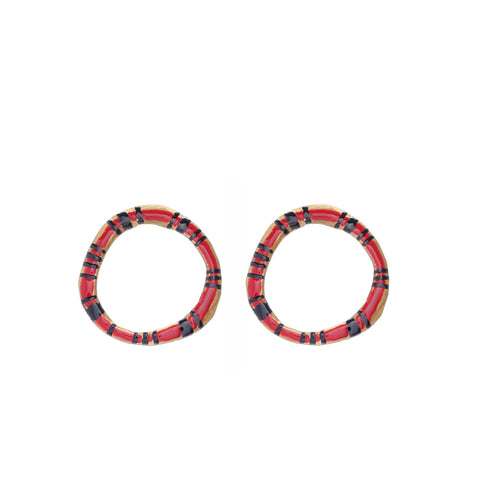 Enameled FLAT HOOPS