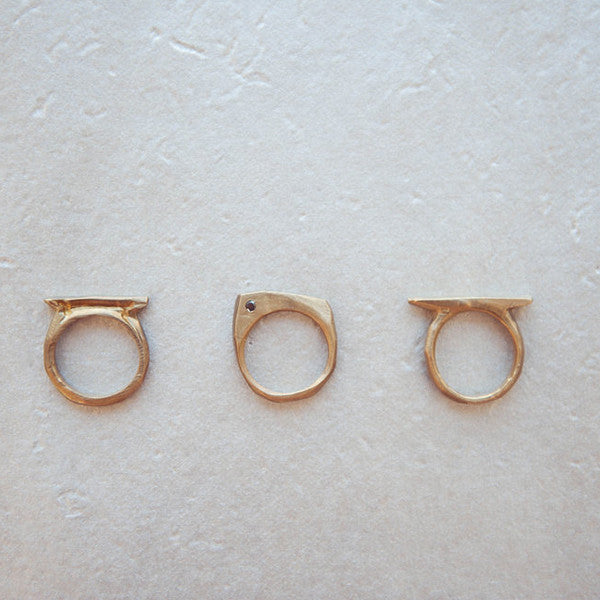 RECTANGLE STACK RINGS