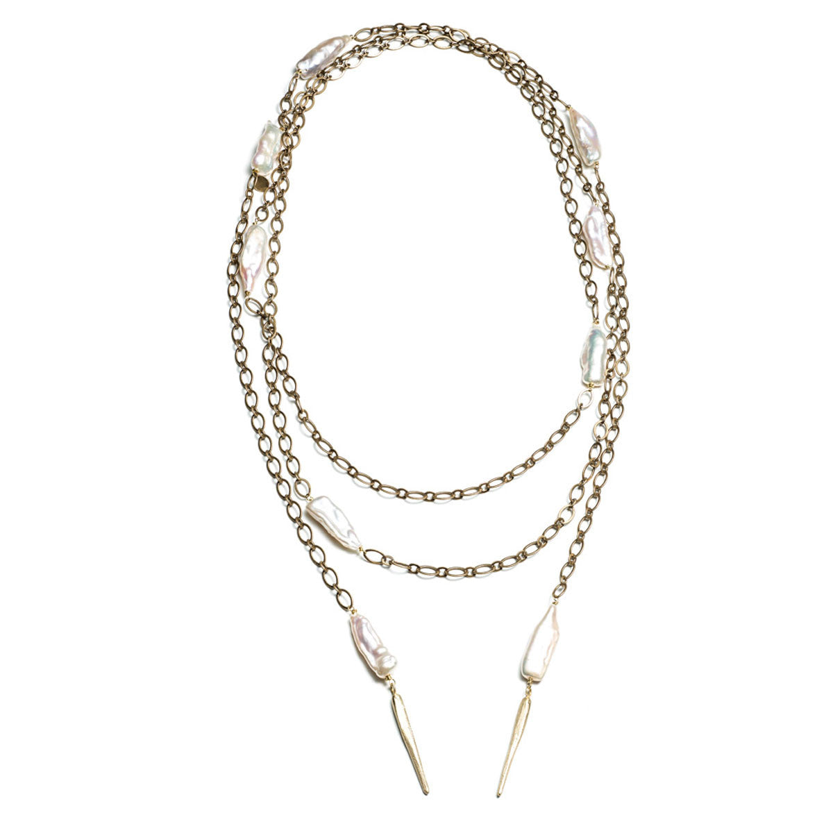 DAGGERS AND PEARL LARIAT