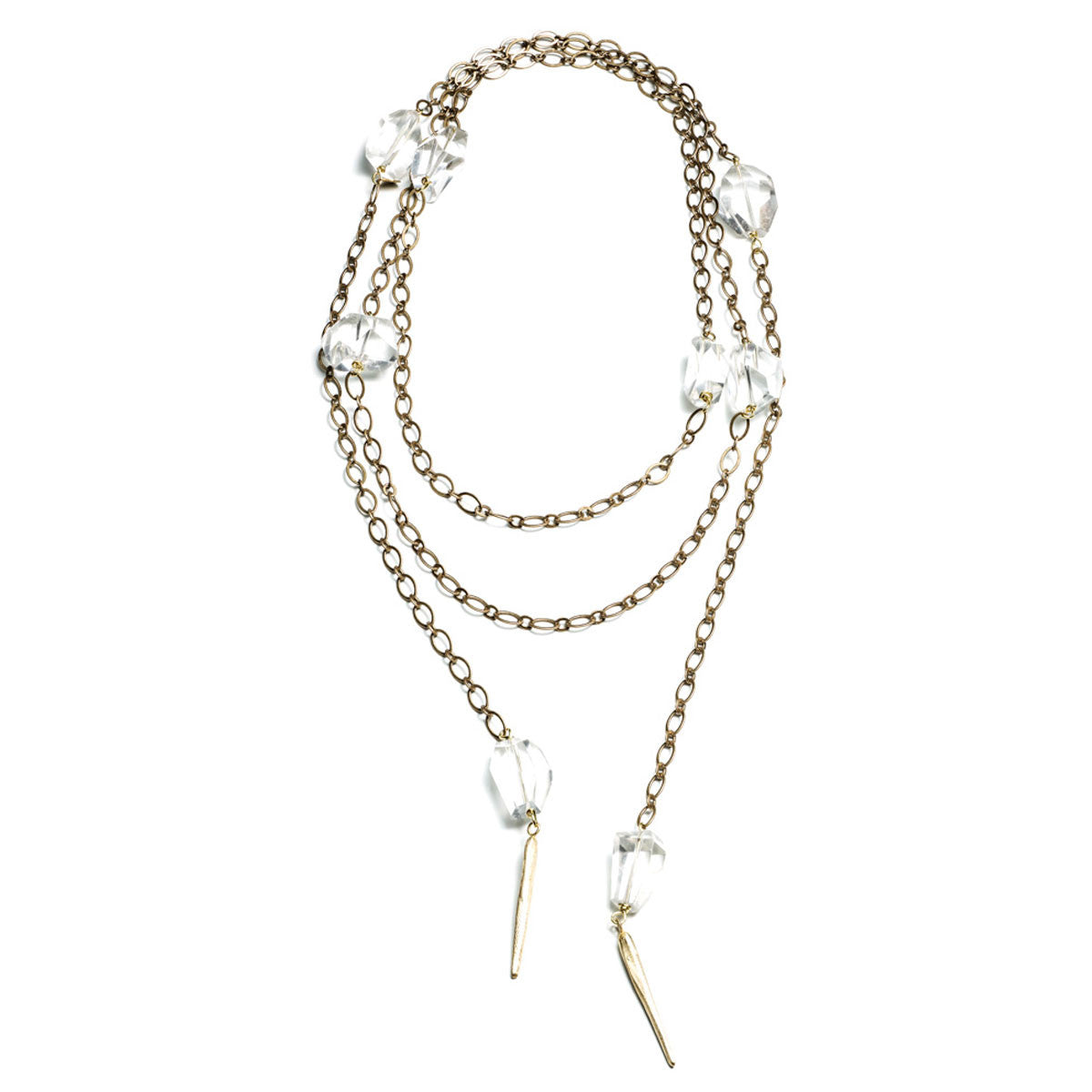 DAGGERS AND ROCK CRYSTAL LARIAT
